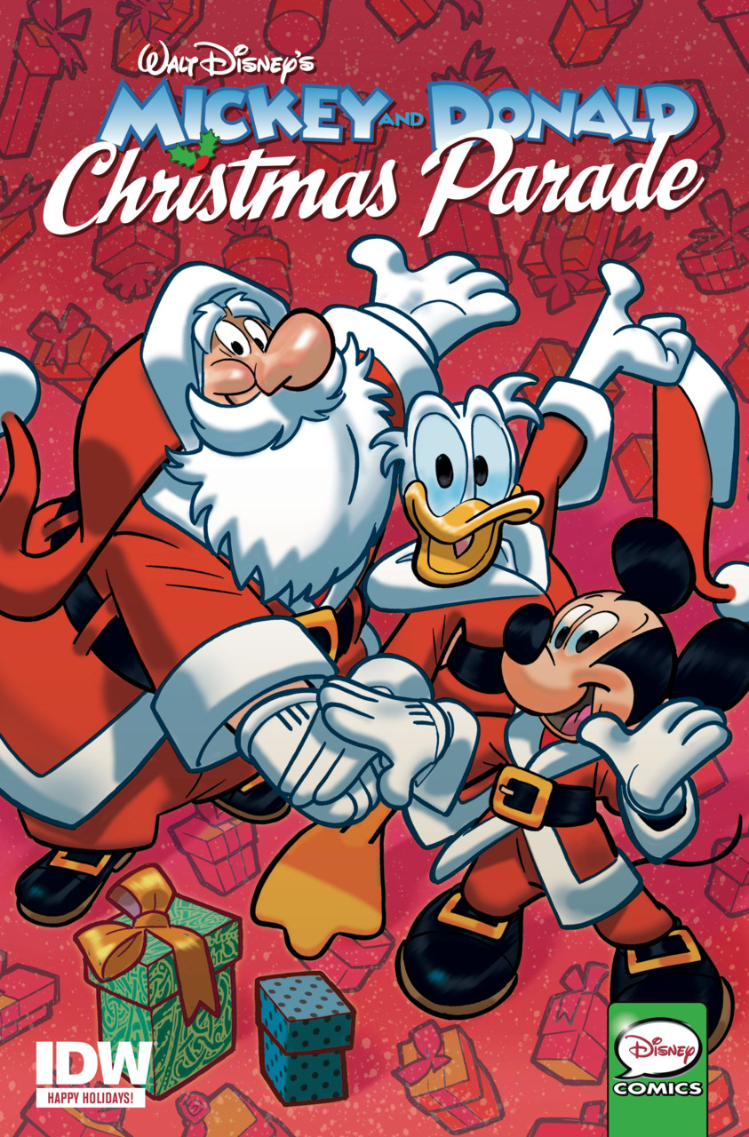 Mickey And Donald Christmas Parade #1