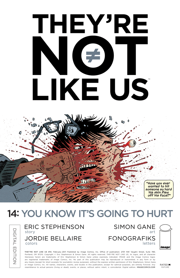 They’re Not Like Us #14