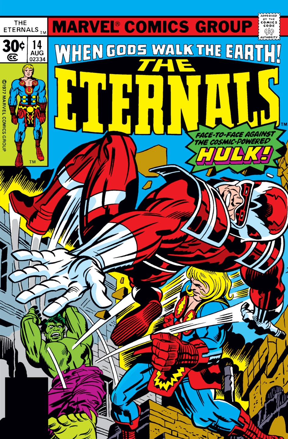 Ikaris And The Cosmic Powered Hulk!