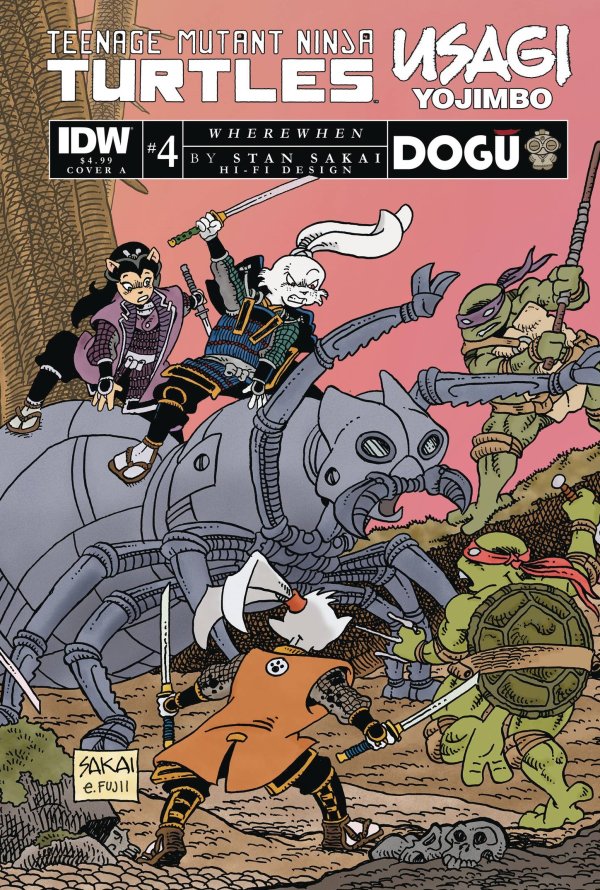 Teenage Mutant Ninja Turtles / Usagi Yojimbo: Wherewhen #4